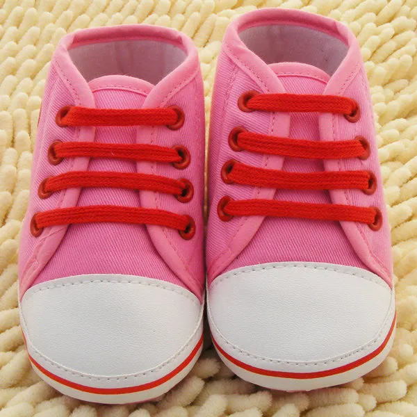 0-18 Months Infant Toddler born Baby Boy Girls Soft Sole Prewalker Sneaker Shoes  SM6