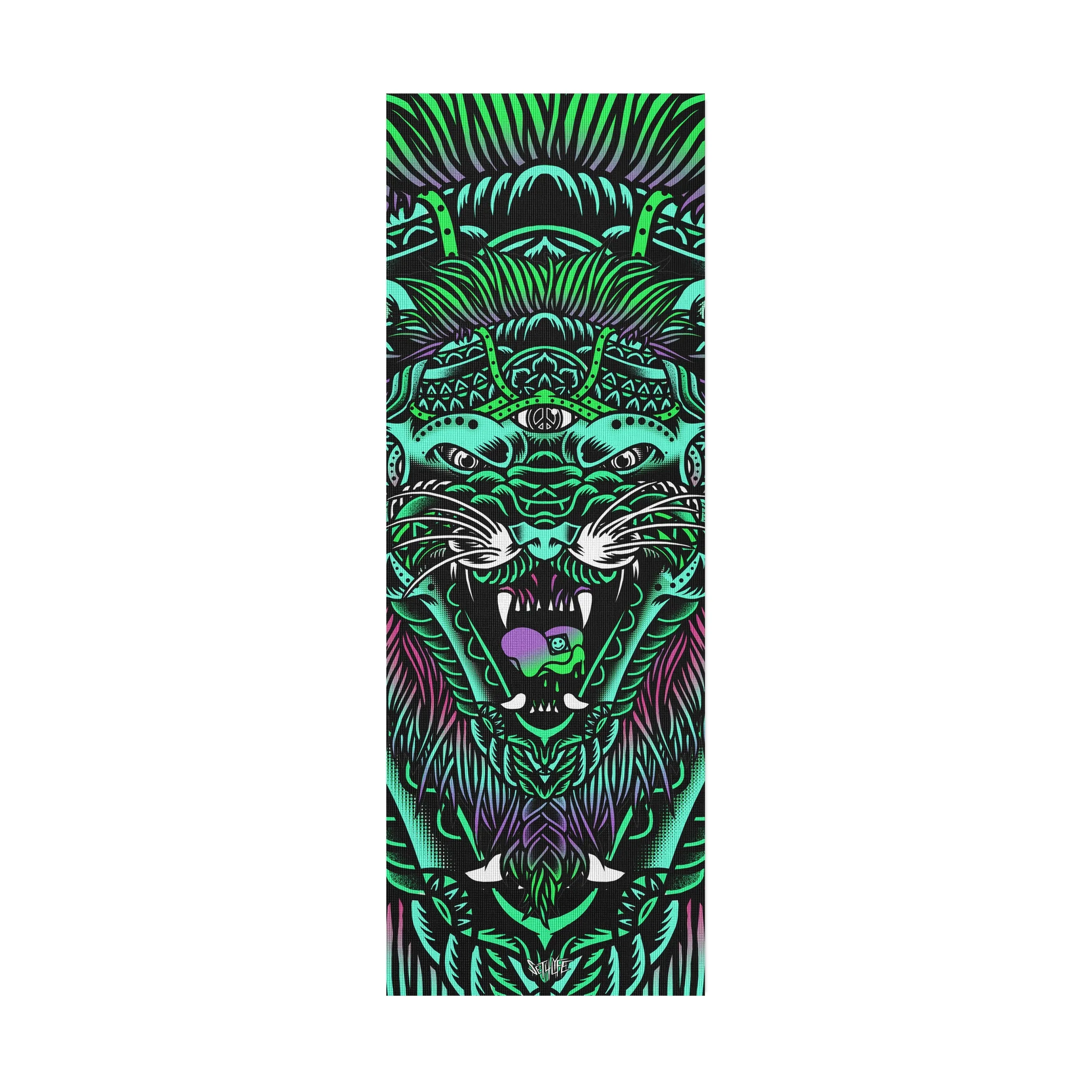 ACID TIGER YOGA MAT