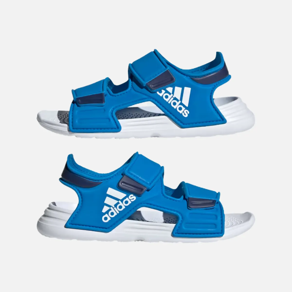 Adidas Altaswim Kids Unisex Sandals (4-7 YEAR) -Blue Rush/Cloud White/Dark Blue