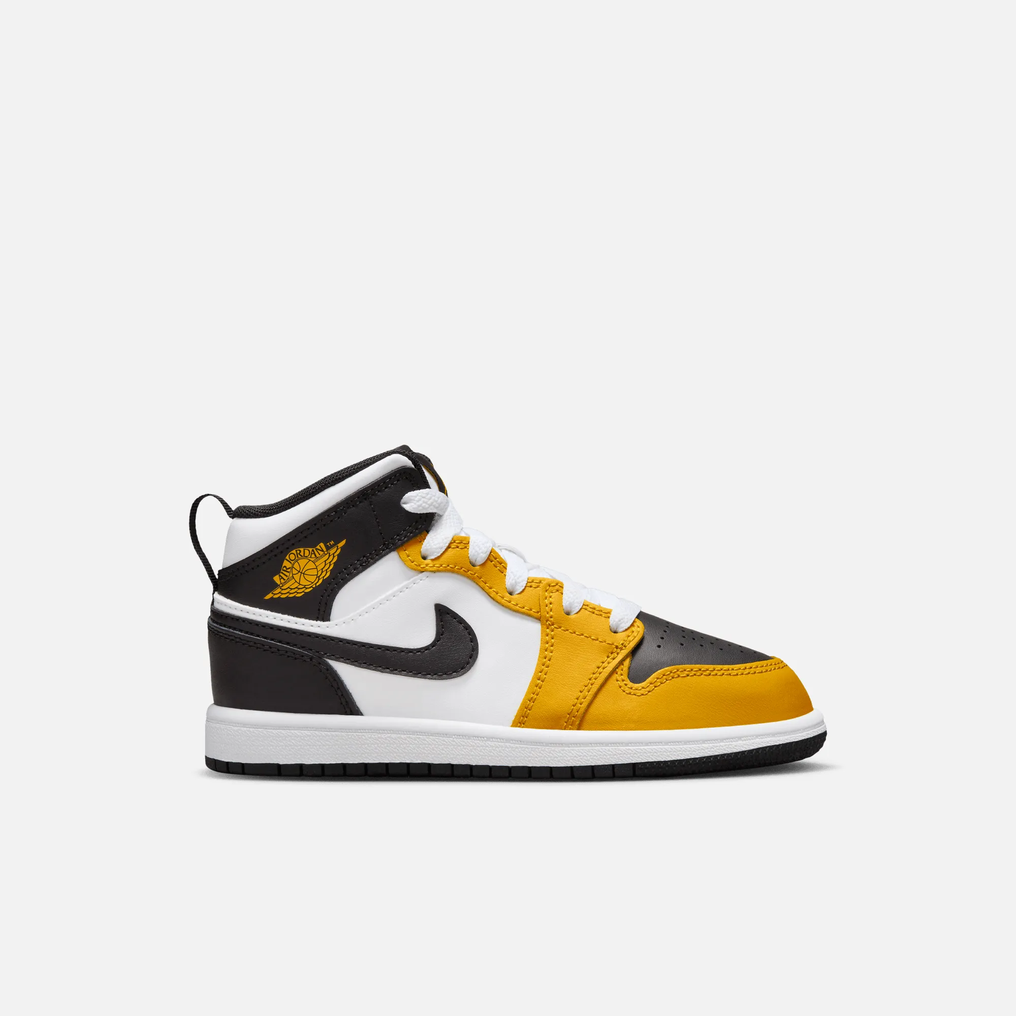 Air Jordan Kids' 1 Mid Yellow Ochre (PS)