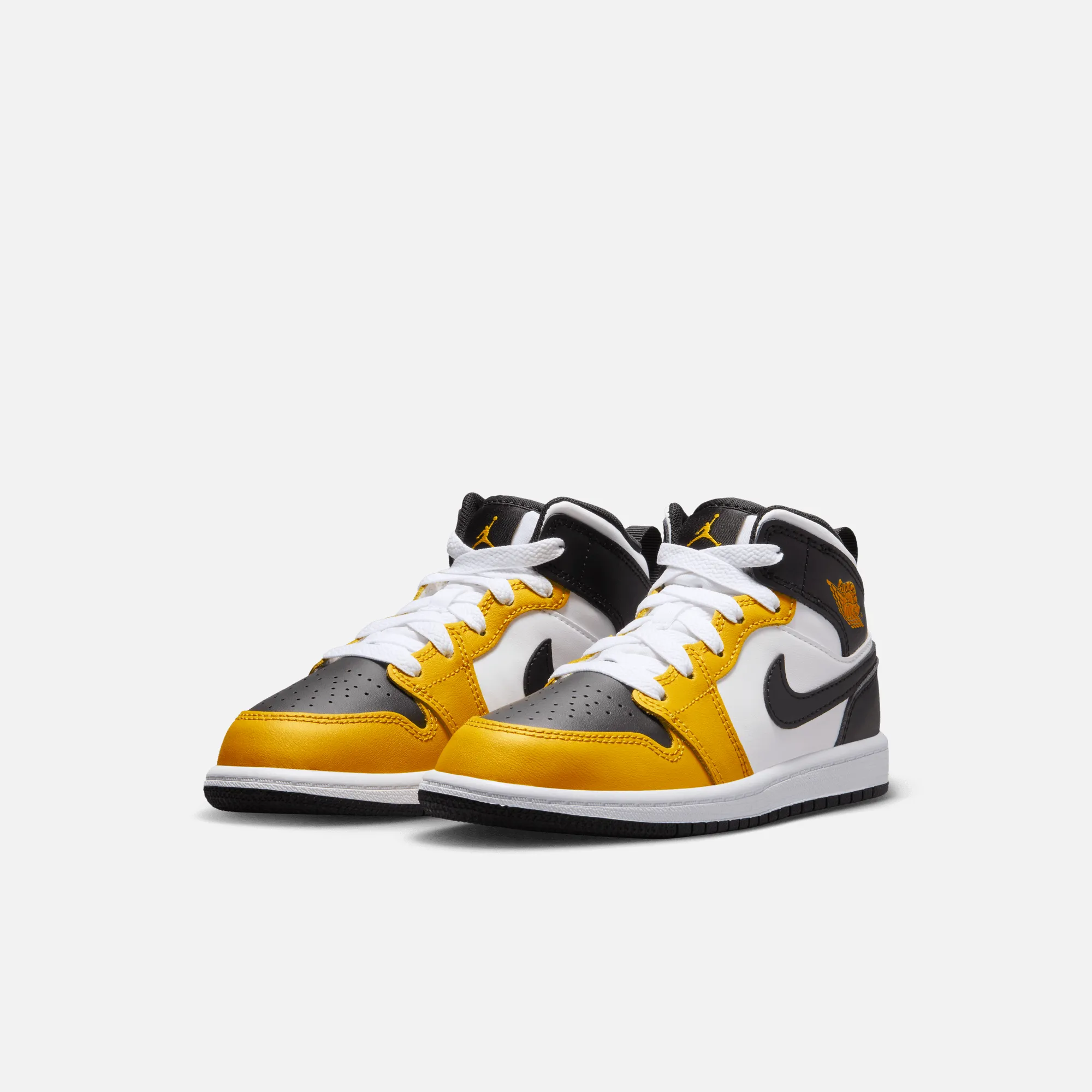 Air Jordan Kids' 1 Mid Yellow Ochre (PS)