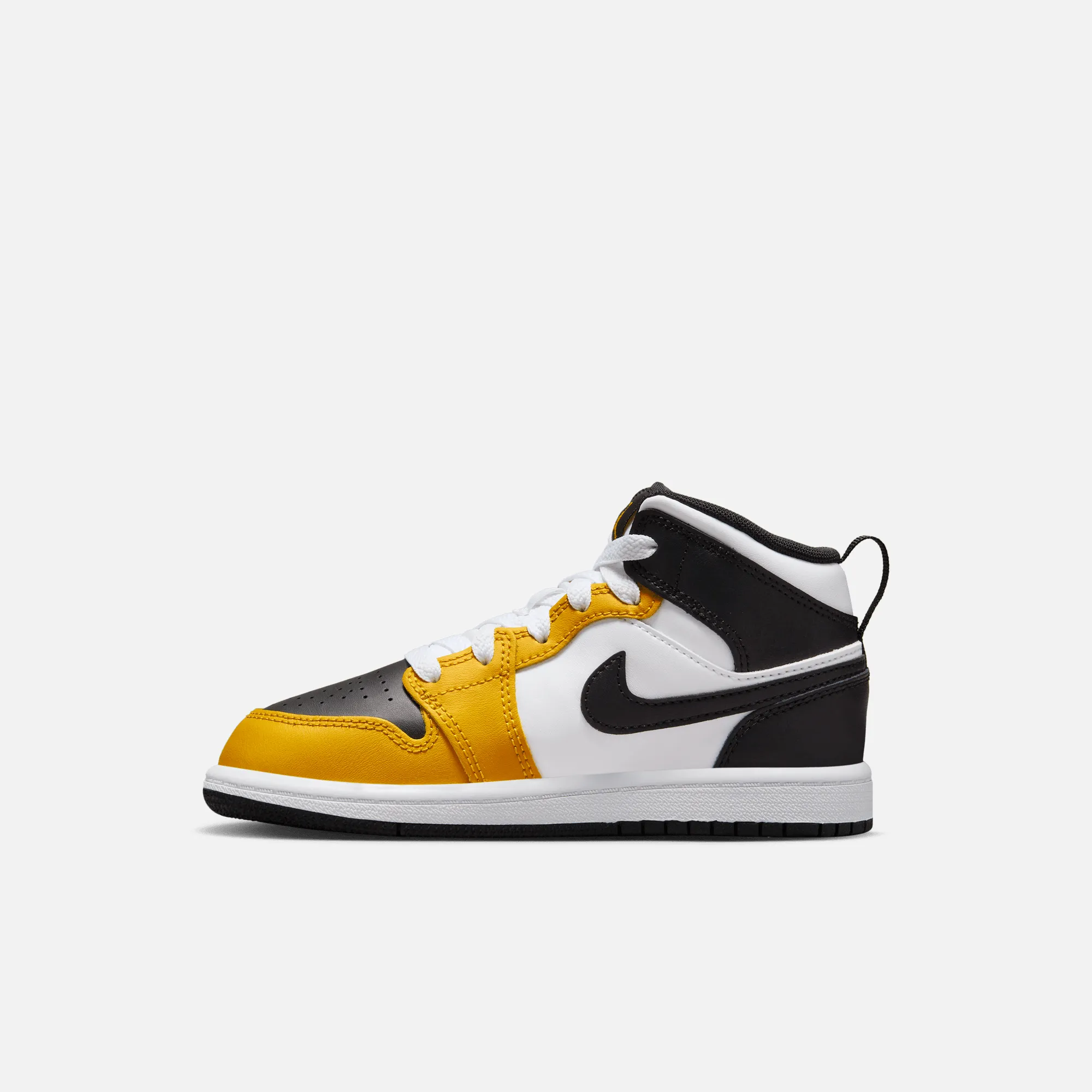 Air Jordan Kids' 1 Mid Yellow Ochre (PS)