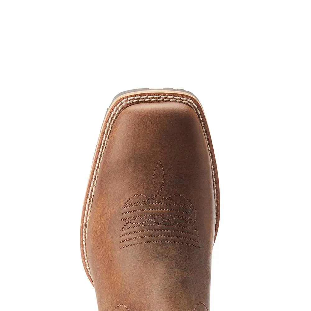 Ariat Mens Hybrid Low Boy Boots In Brown | Shop Online