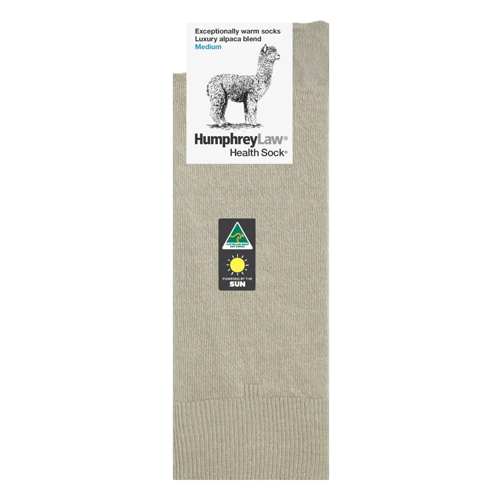 Baby Alpaca Blend Health Sock - Antelope