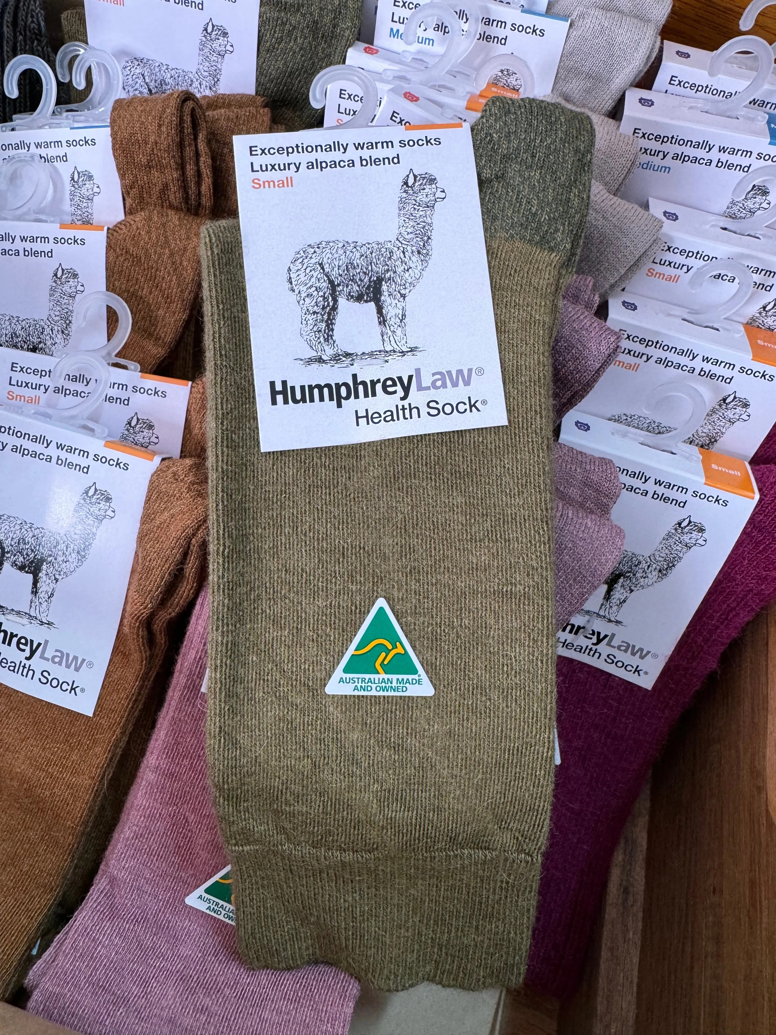 Baby Alpaca Blend Health Sock - Sage