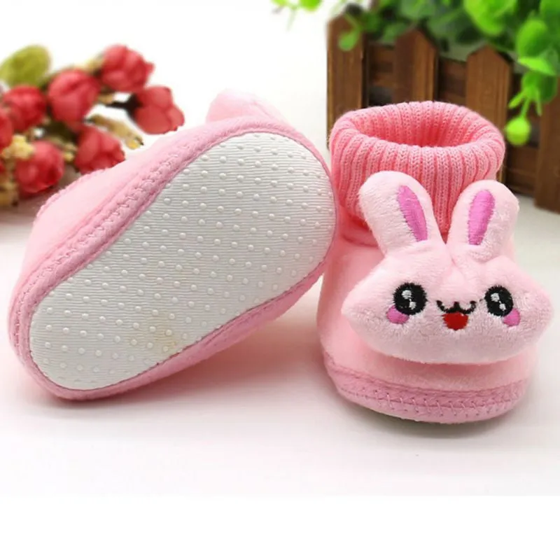 Baby Boy Girl Boots Soft Bottom Anti-slip Warm Shoes Bootie Infant Toddler Prewalker S1 SM6