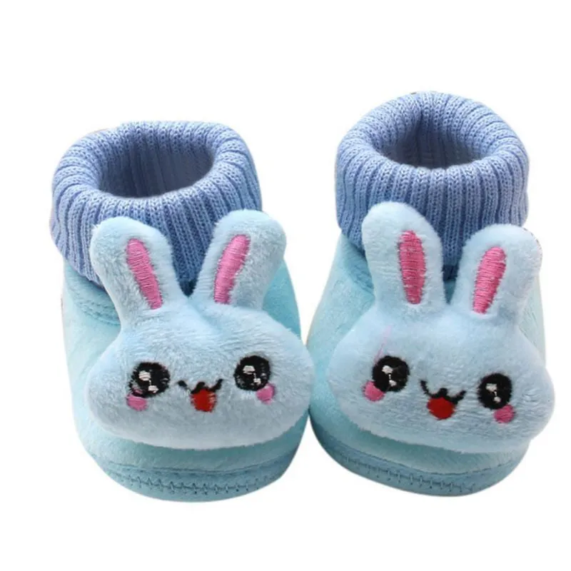 Baby Boy Girl Boots Soft Bottom Anti-slip Warm Shoes Bootie Infant Toddler Prewalker S1 SM6