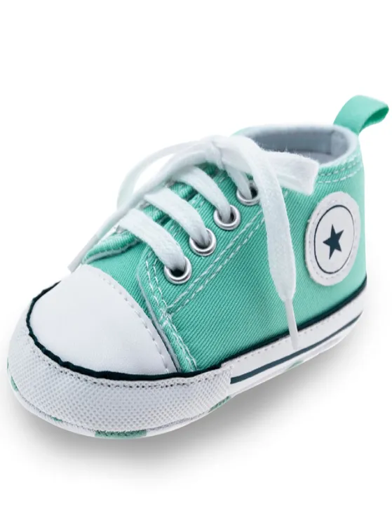 Baby First Steppers Canvas Sneaker Flats by Liv and Mia