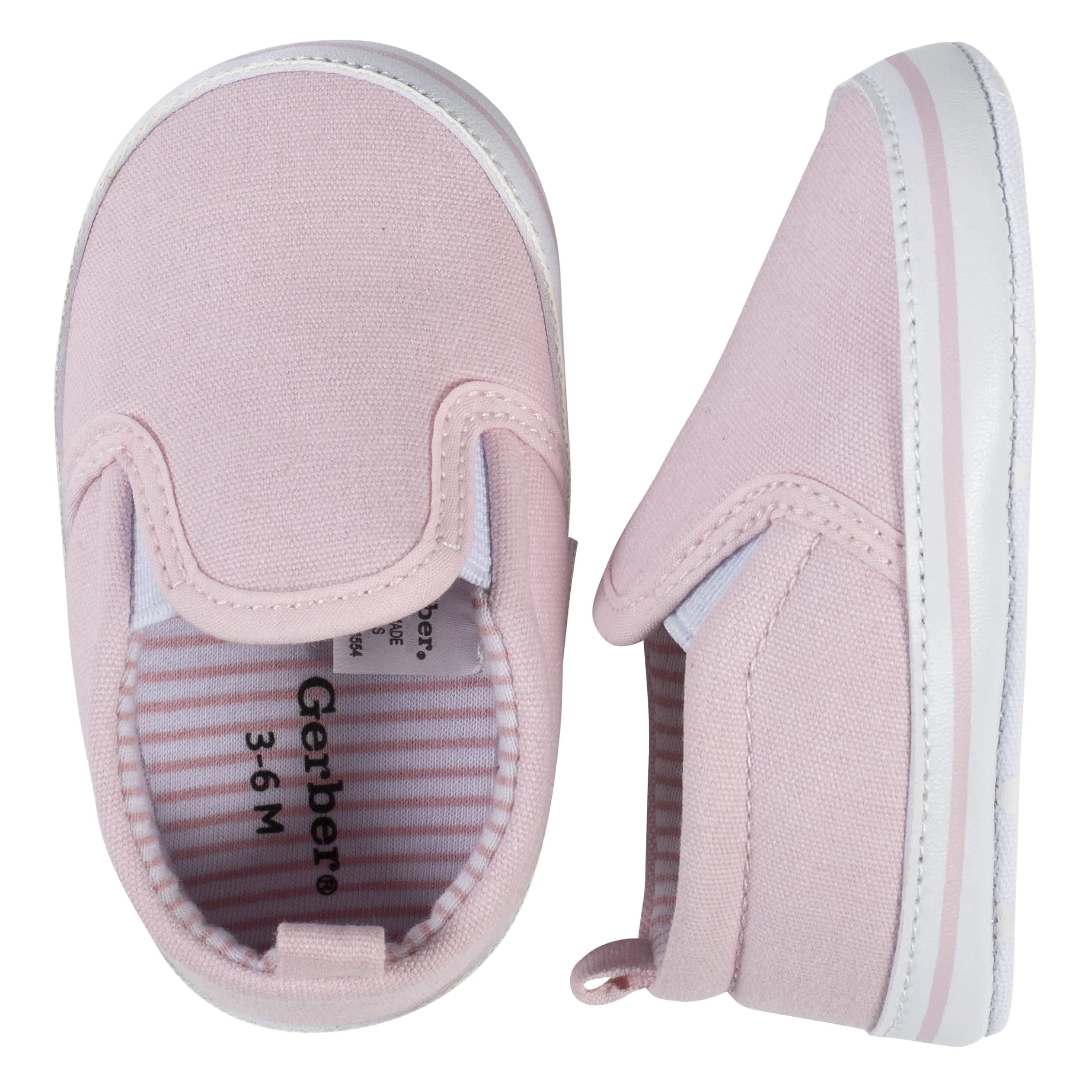 Baby Girls Pink Slip-On Sneaker