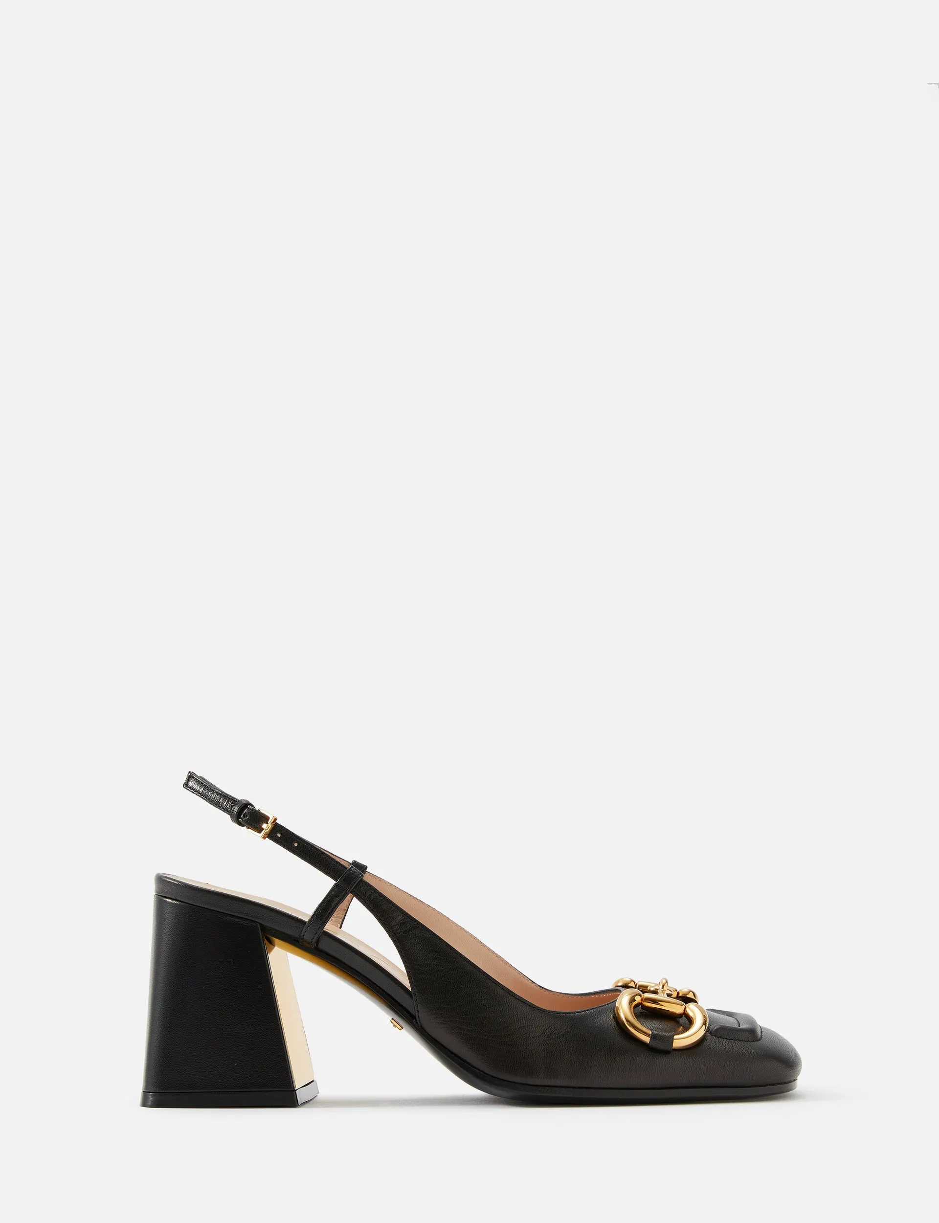 Baby Slingback Block Heel Pump 76mm