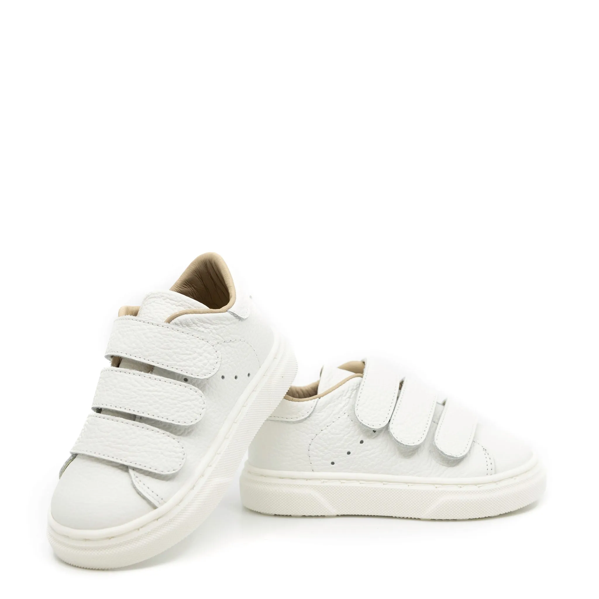 Babywalker White Leather Velcro Baby Sneaker