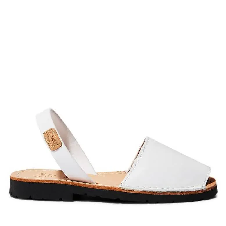 Basic Open Toe Leather Menorcan Sandal For Kids - Iker 1097 Leather