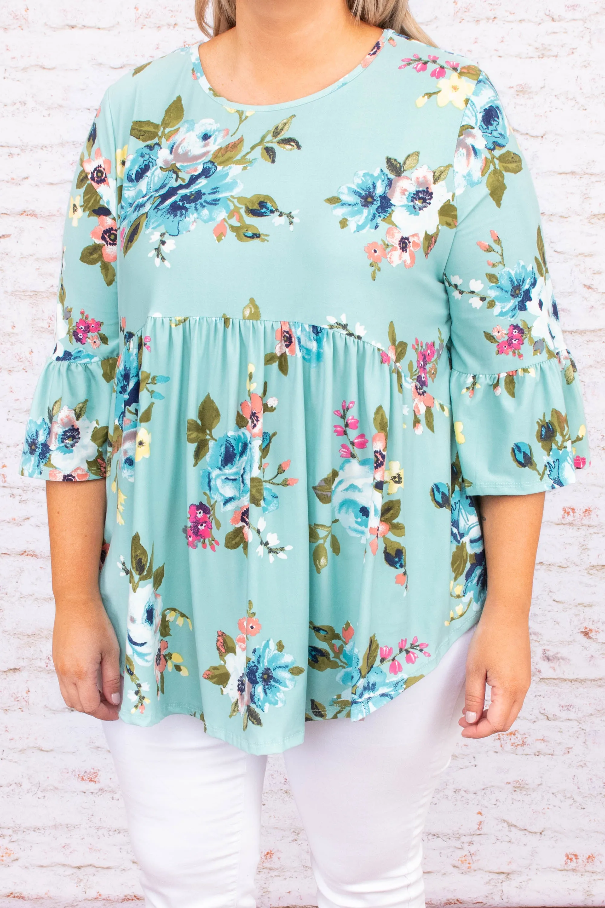 Blooming Love Top, Mint