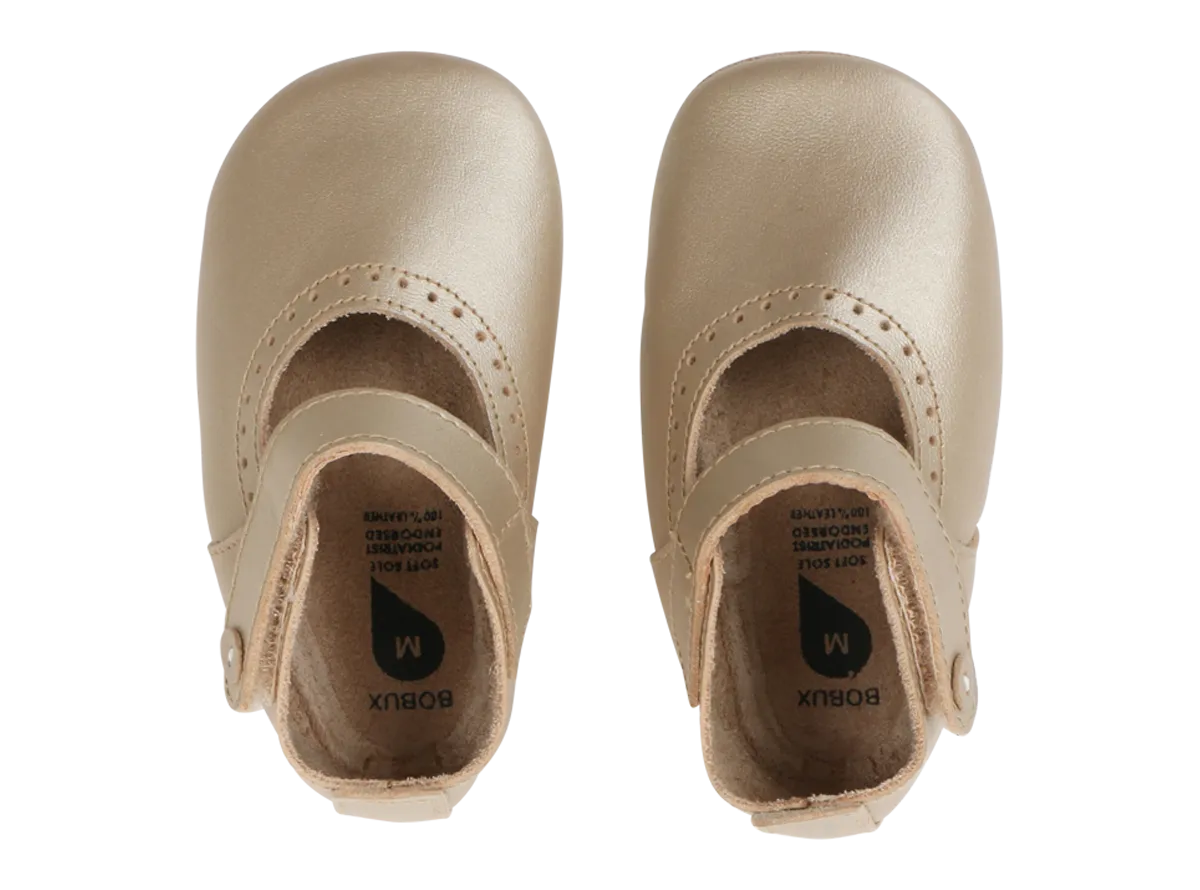 Bobux Soft Sole Delight Shoe - Gold