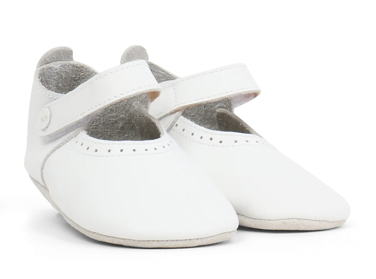 Bobux Soft Sole Delight Shoe - White