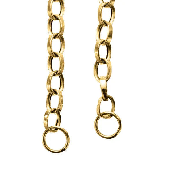 BOHEME DELPH OVAL LINK GOLD CHAIN rts