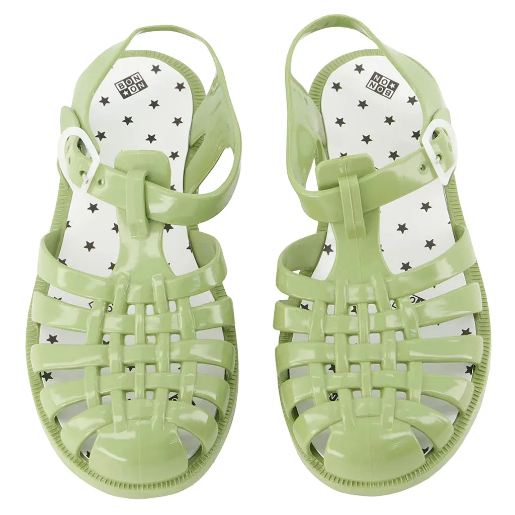 Bonton x Méduse Baby And Child Jellyfish Sandals Bush Green