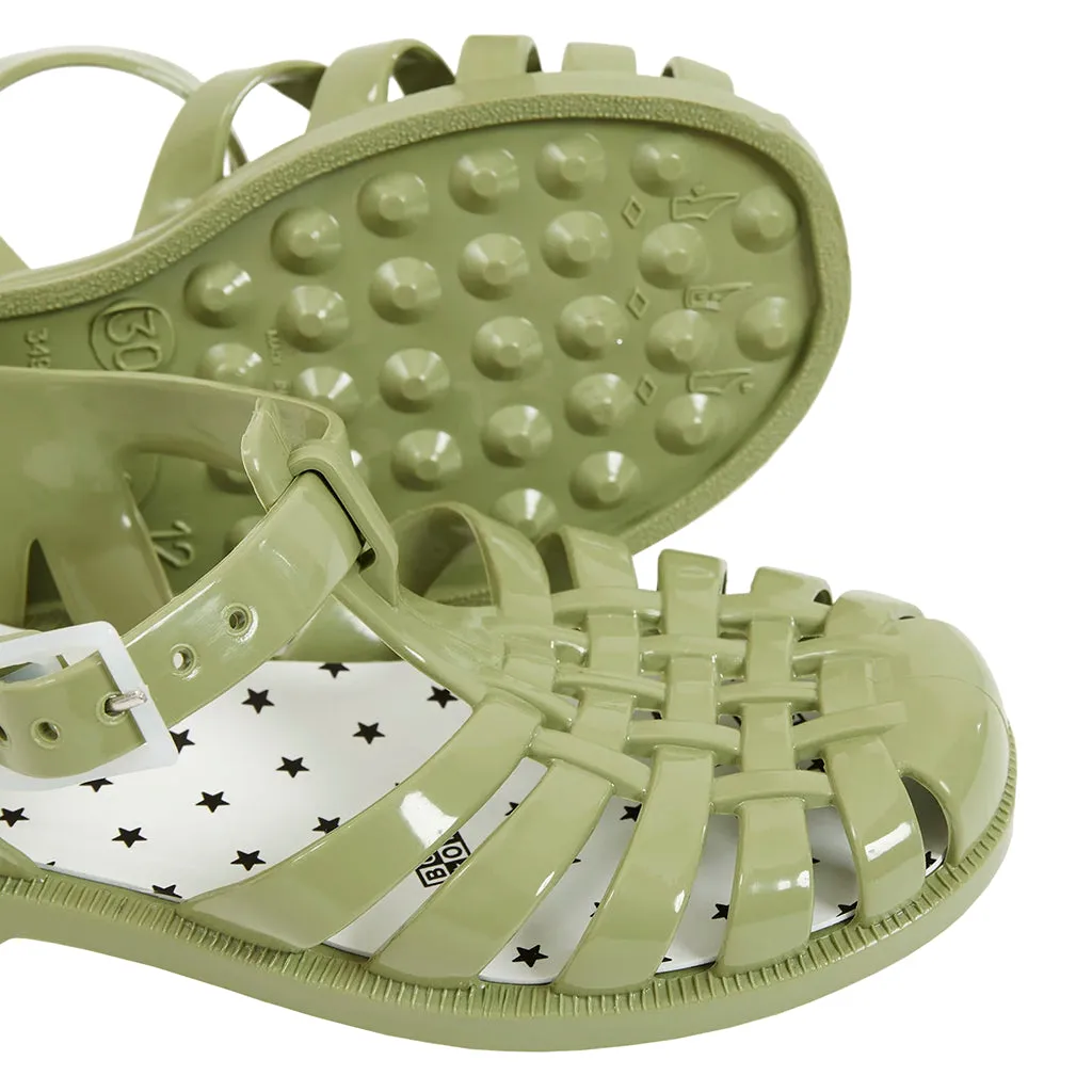 Bonton x Méduse Baby And Child Jellyfish Sandals Bush Green