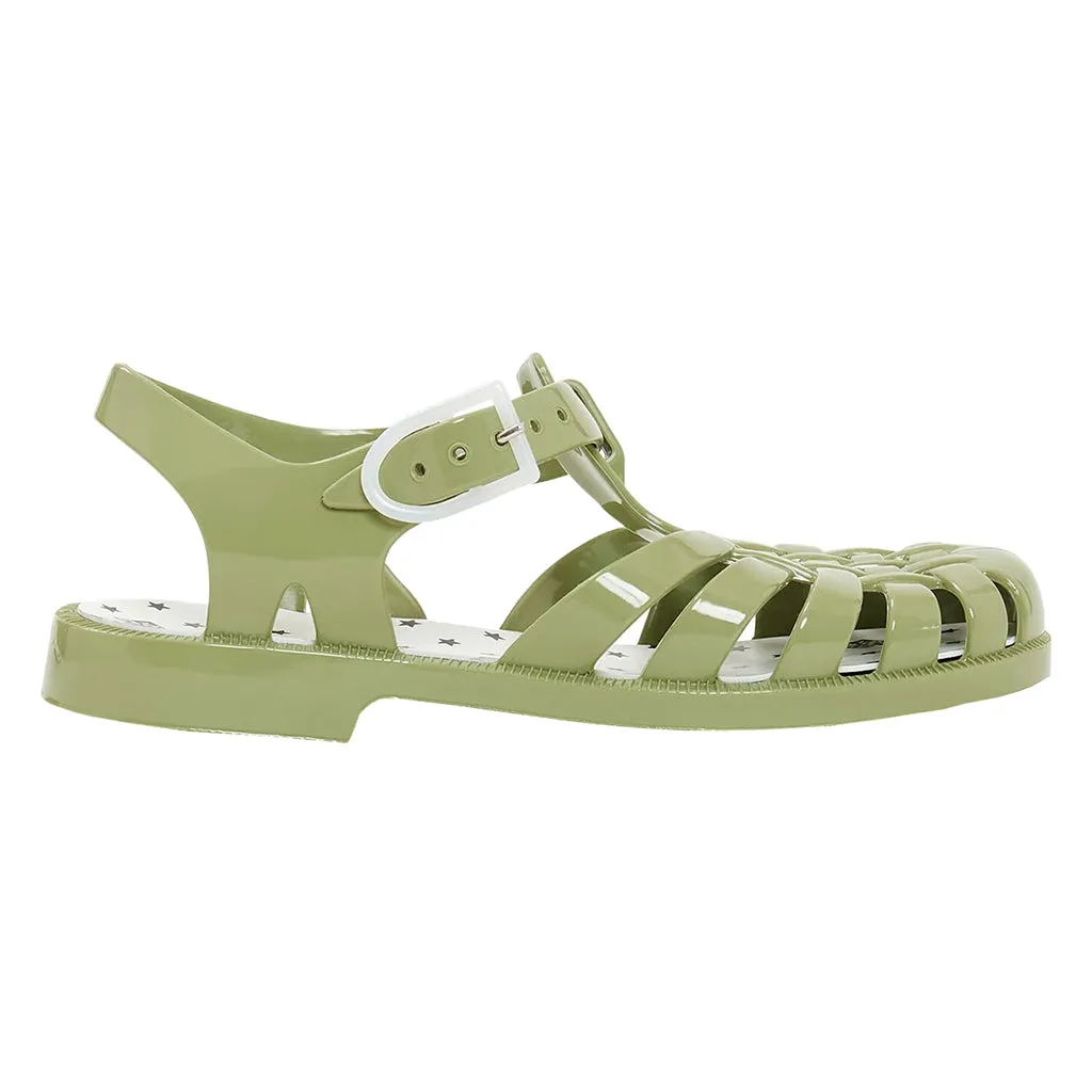 Bonton x Méduse Baby And Child Jellyfish Sandals Bush Green