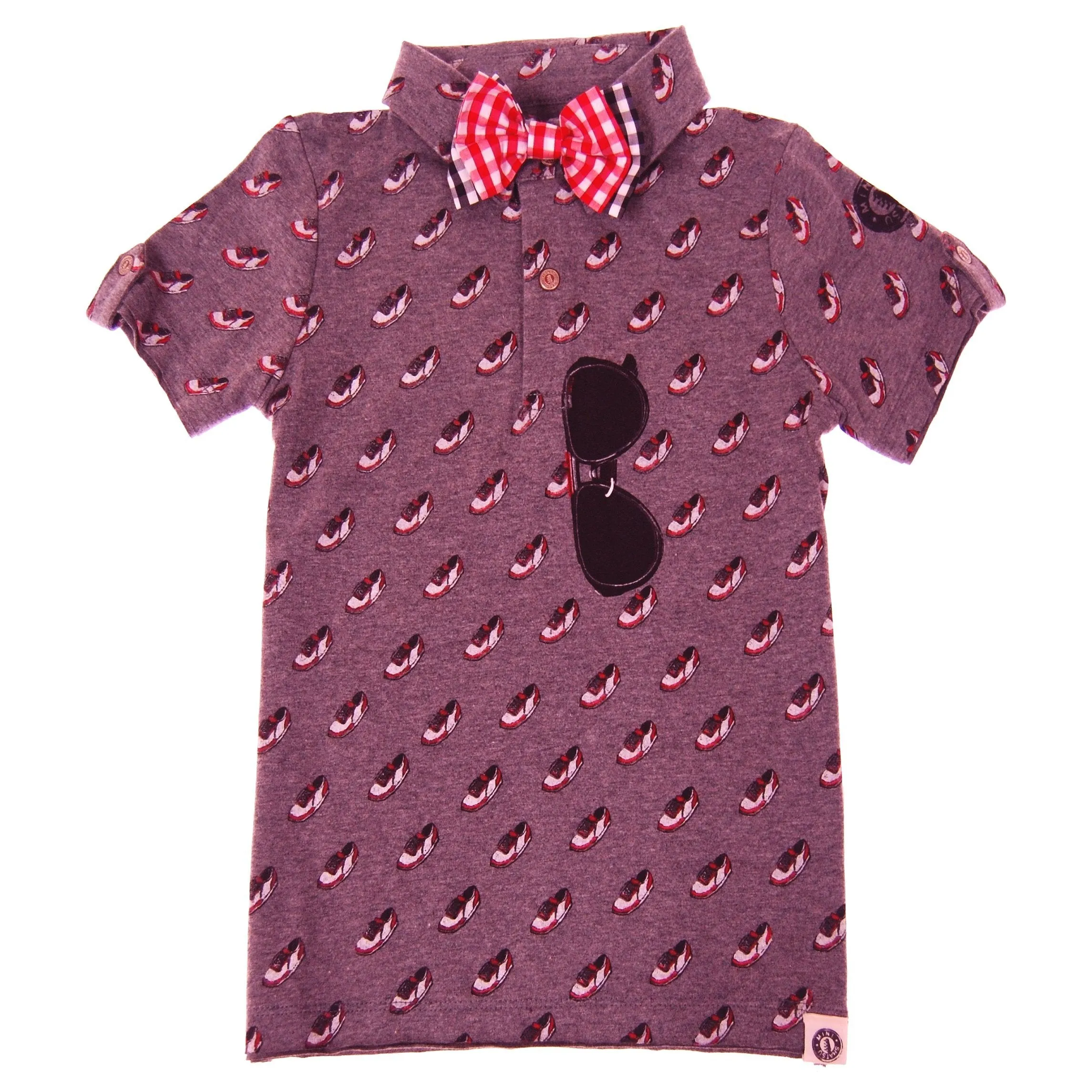 Bow Tie Baller Baby Polo Shirt by: Mini Shatsu