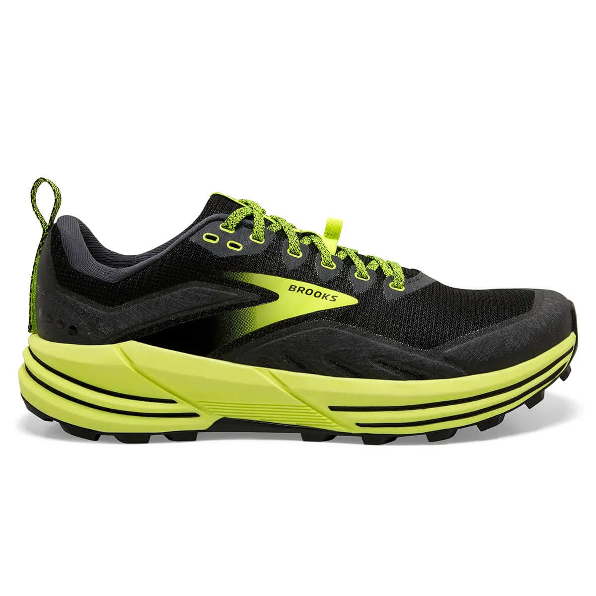 Brooks Cascadia 16 Mens | Black/ebony/nightlife