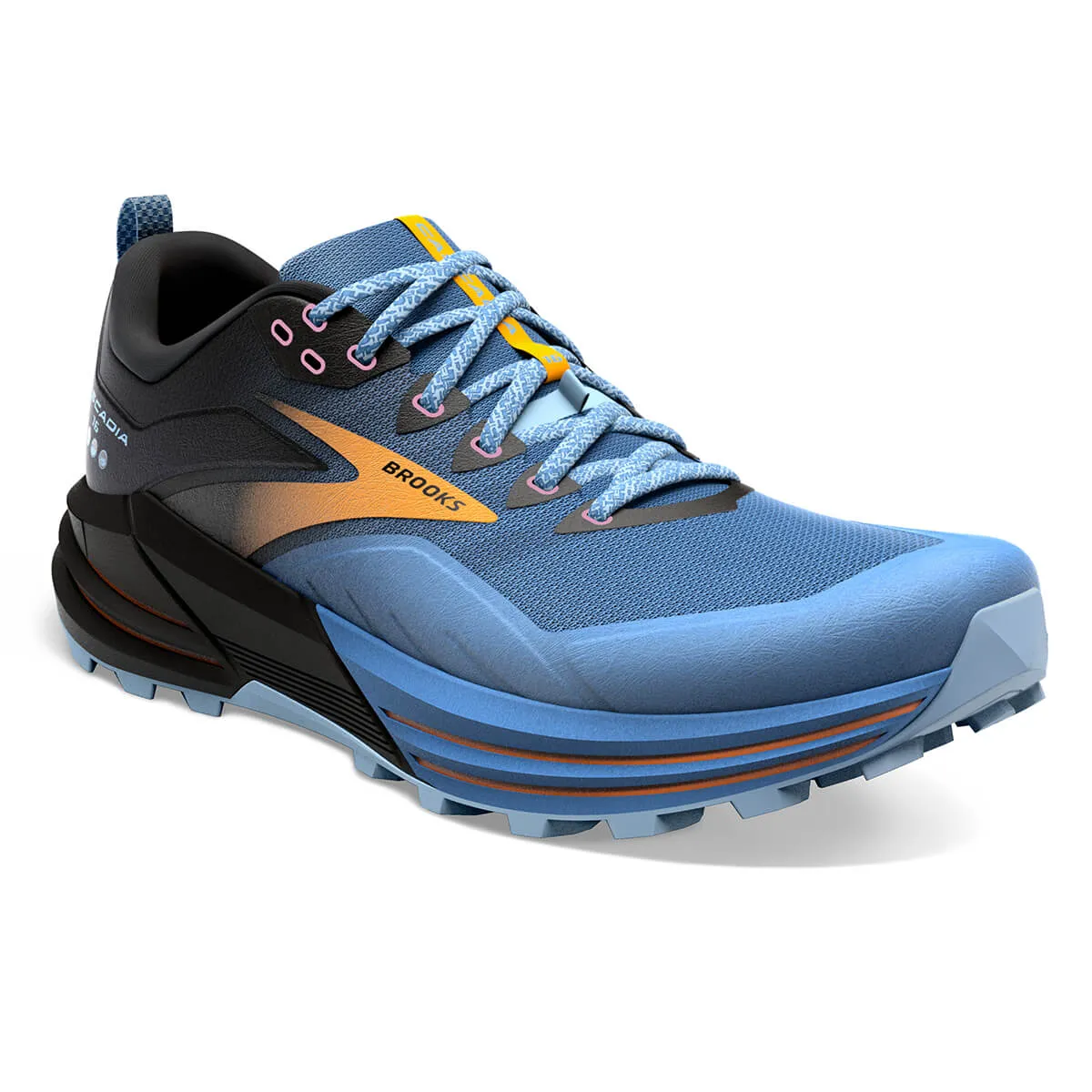 Brooks Cascadia 16 Womens | Blue/black/yellow