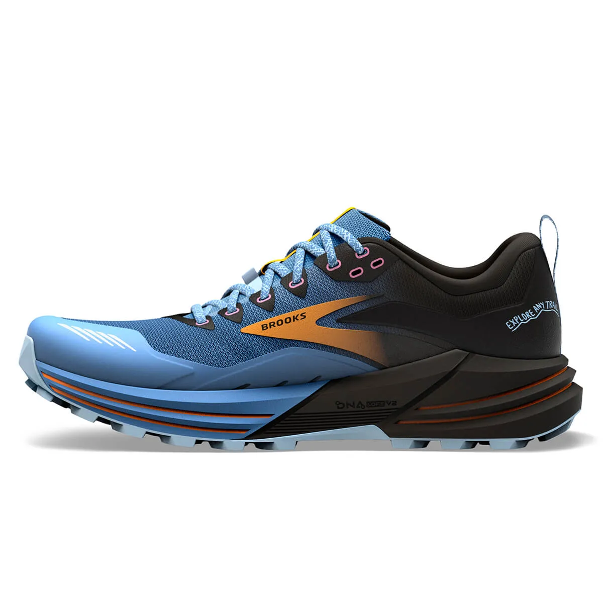 Brooks Cascadia 16 Womens | Blue/black/yellow