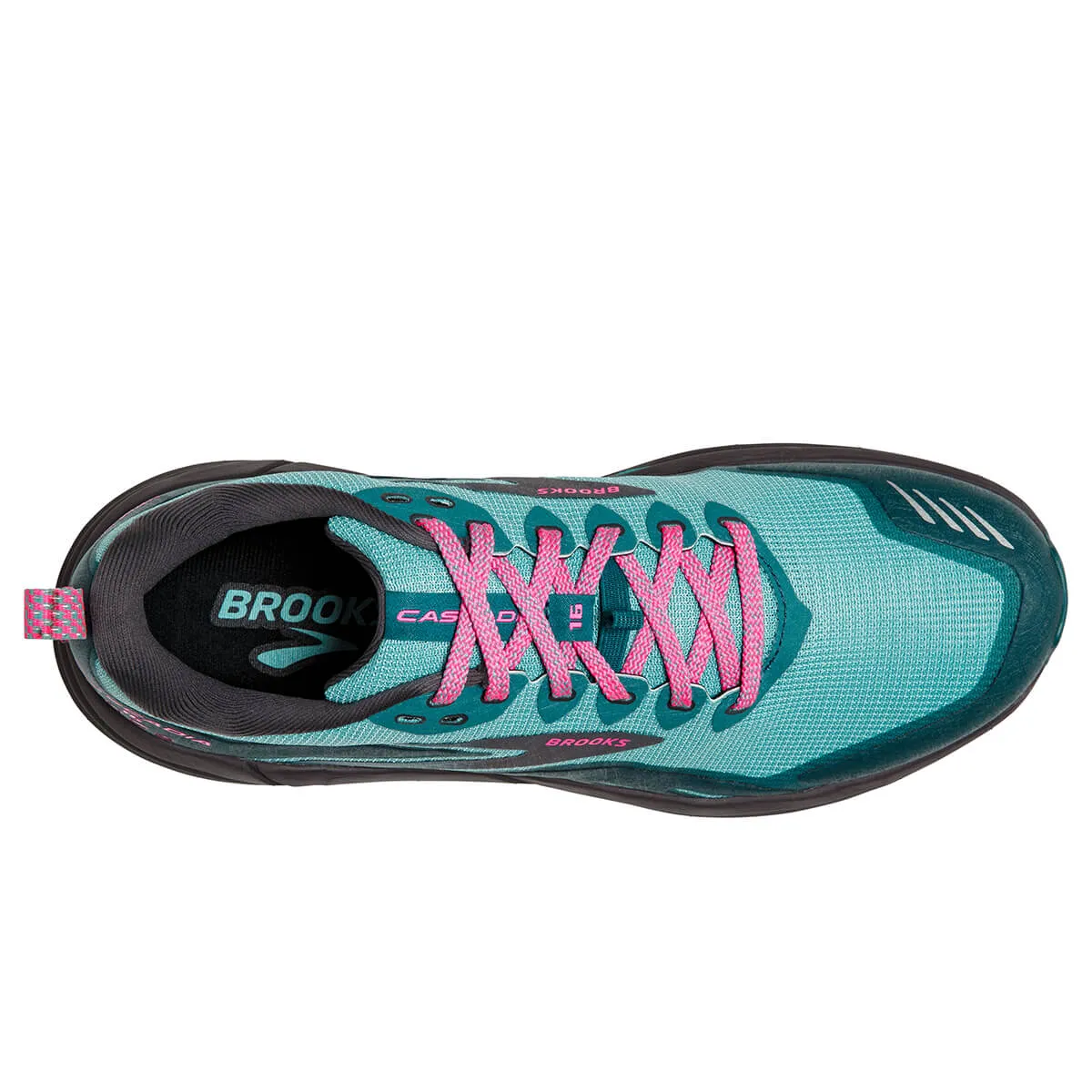 Brooks Cascadia 16 Womens | Porcelain/blue Coral/pink