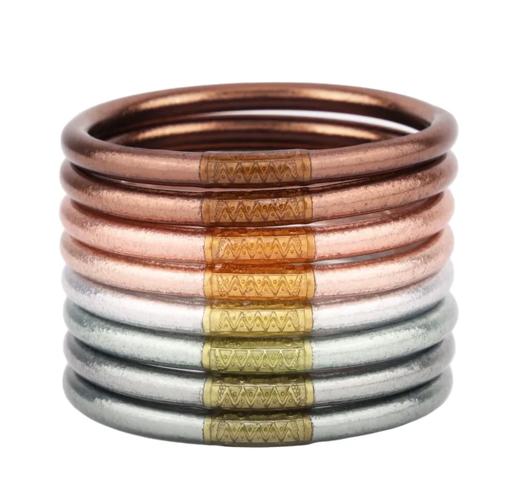 BuDhaGirl Fawn Moon All Weather Bangles (AWB) - Set of 8