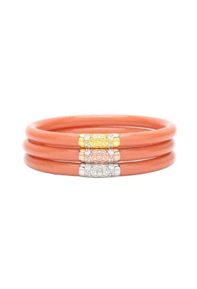 BUDHAGIRL Three Kings All Weather Bangles in Thai Tea