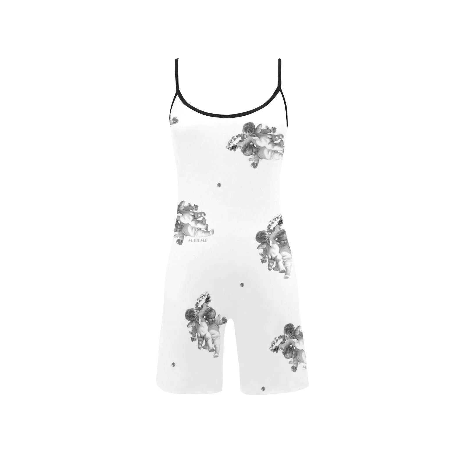 cheribum m kemp print Women's Short Yoga Bodysuit