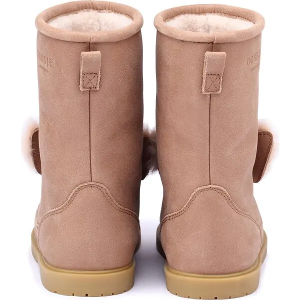 Donsje Amsterdam Wadudu Exclusive Lining & Winter Bunny Leather Boots, Hazelnut