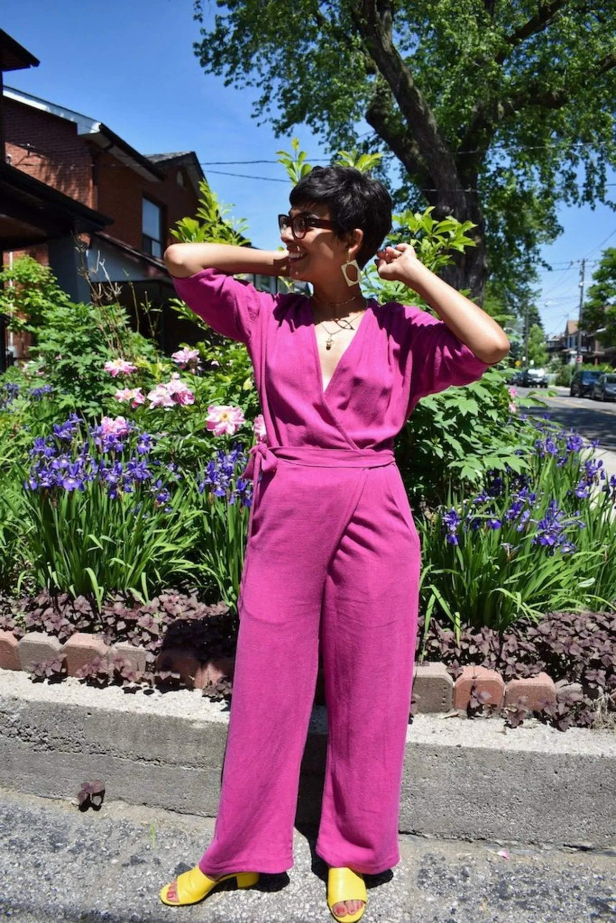 Eve Gravel Wild Boy Jumpsuit - Fuchsia or Saffron (Online Exclusive)