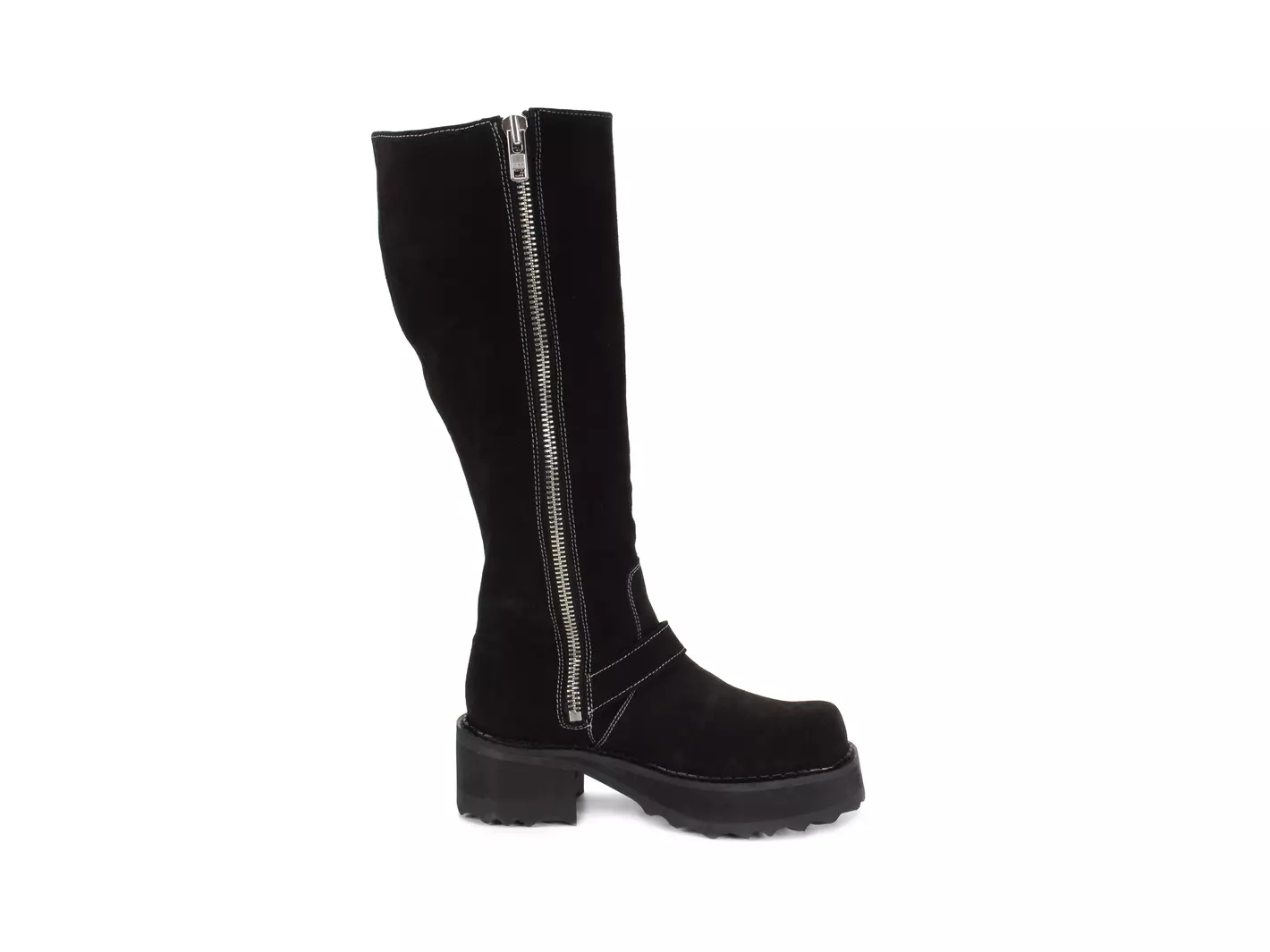 F-Shoe Hi Bond Girl Tall Boots with Buckles