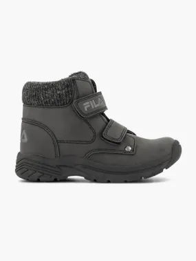 FILA  Toddler Boy Black Fila Double Strap Ankle Boots