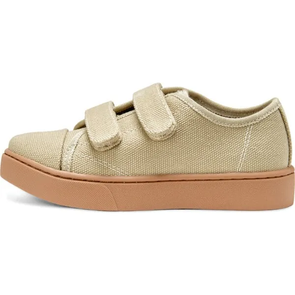 GENTS by Age of Innocence Robby 2.0 Canvas Double Hook-N-Loop Sneaker, Khaki