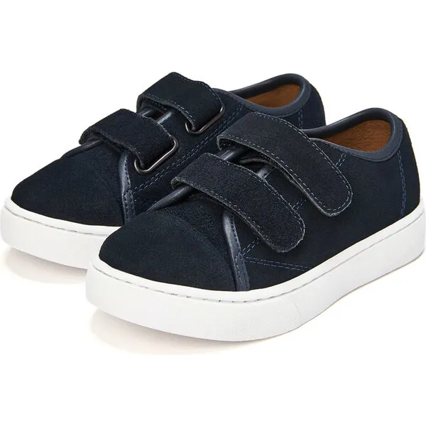 GENTS by Age of Innocence Robby 3.0 Flat Sole Double Strap Sneakers, Navy