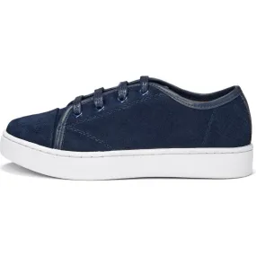 GENTS by Age of Innocence Robby Suede Flat Sole Lace-Up Sneakers, Navy