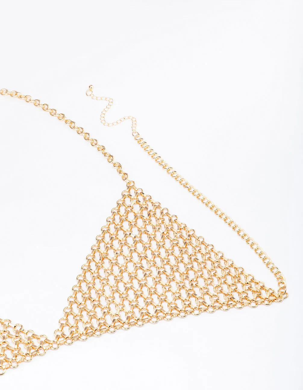 Gold Chain Triangular Bralette