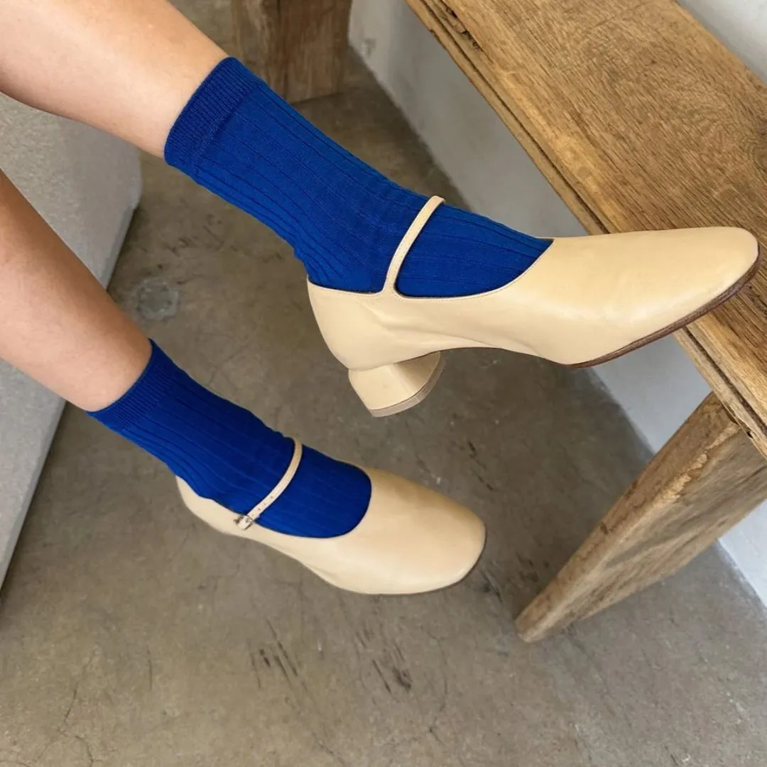 Her Socks (Cobalt)