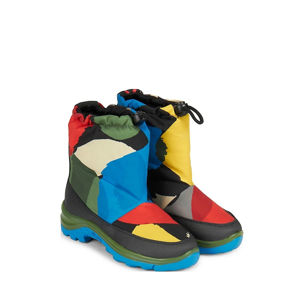 Hudson's Bay Boy's Colourblock Drawcord Snow Boots