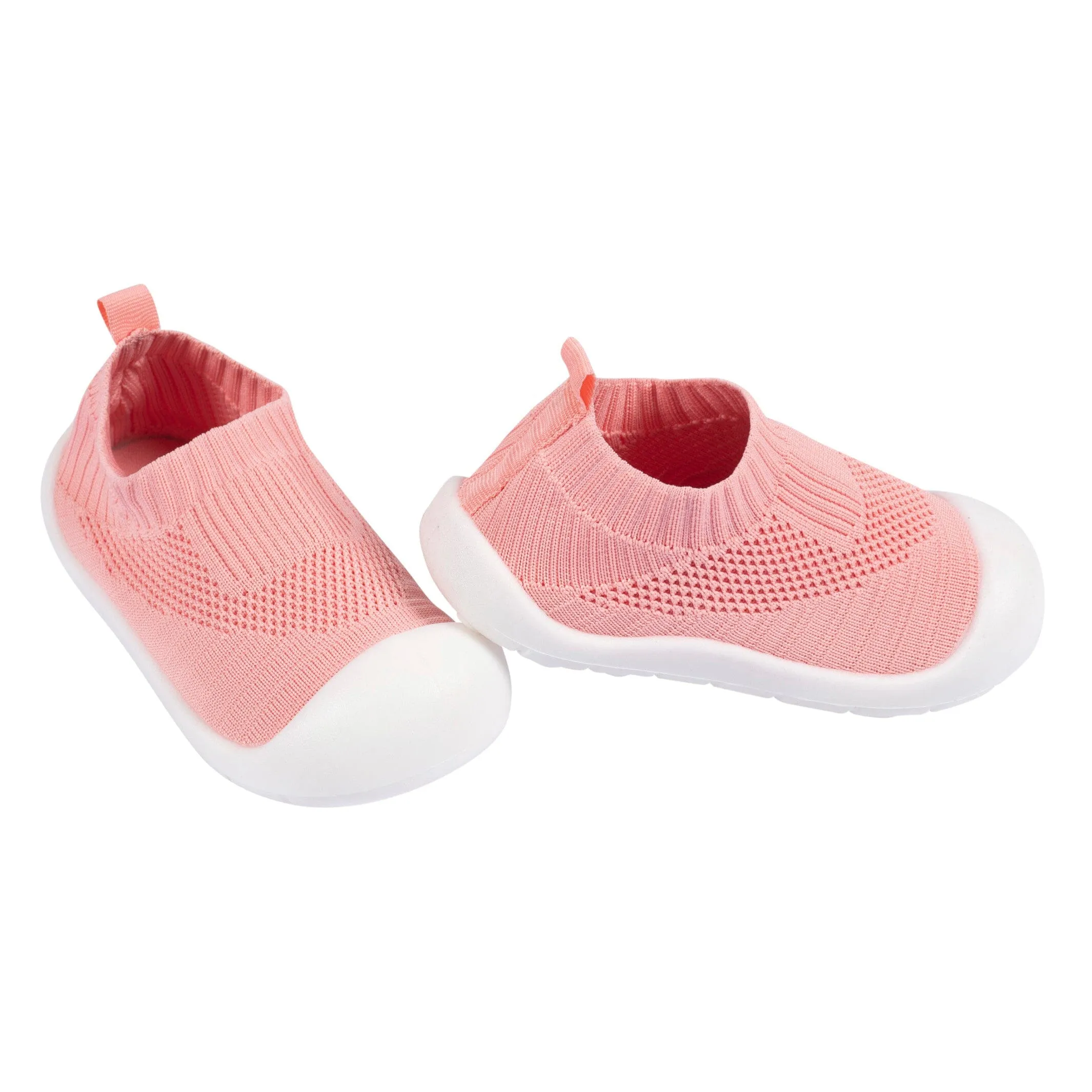 Infant & Toddler Girls Pink Stretchy Knit Slip-On Sneaker