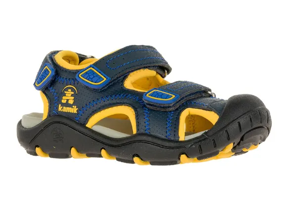 Kamik - Kids Seaturtle2 Navy/Citrus Sandals