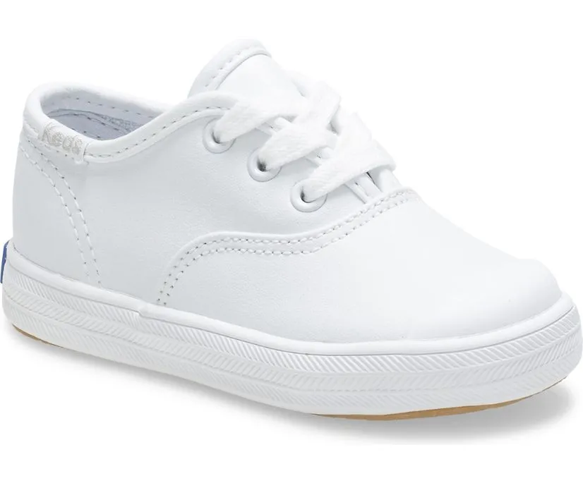 KEDS WHITE LEATHER LITTLE CHAMPION