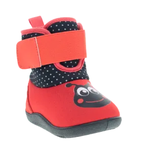 KIDS LUCY LADYBUG BABY BOOT - RED