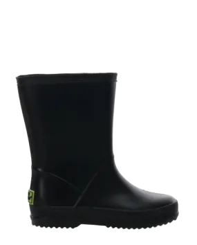 Kids PVC Task Rain Boot - Black