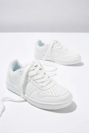 Kids Spliced Trainer - White