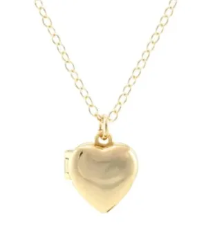 Kris Nations Heart Locket Necklace - Gold