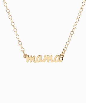 Kris Nations Mama Charm Necklace - Gold