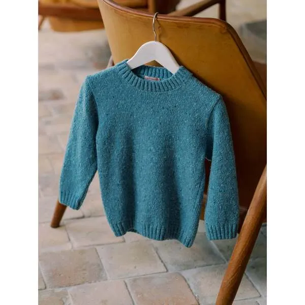 La Coqueta Light Blue Bromo Merino Boy Sweater